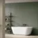Roca Jade Floral Decor Green Matt Porcelain Wall Tile