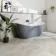 Slate Way Light Grey Matt Porcelain Wall and Floor Tile