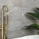 Tuscan Dark Grey Embossed Decor Stone Effect Matt Ceramic Wall Tile