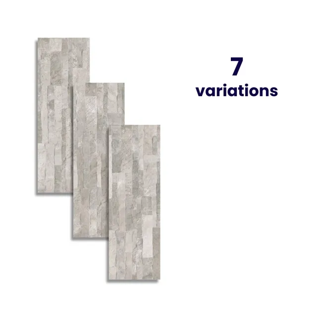 Kabil Light Grey Drywall Effect Ceramic Wall Cladding Tile