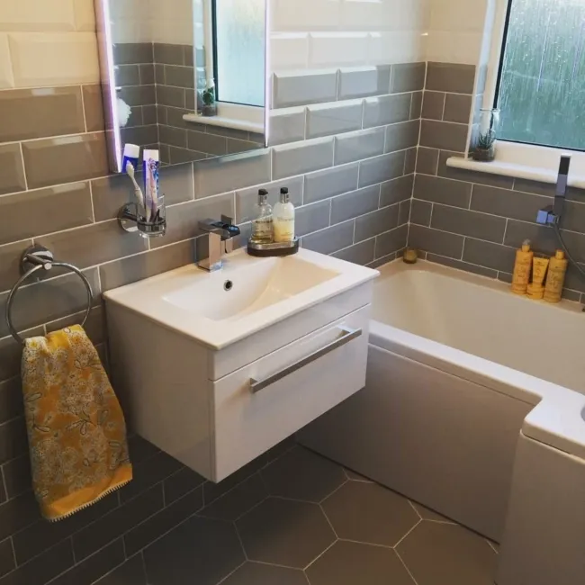 Apollo Hexagon Grey Wall and Floor Tile