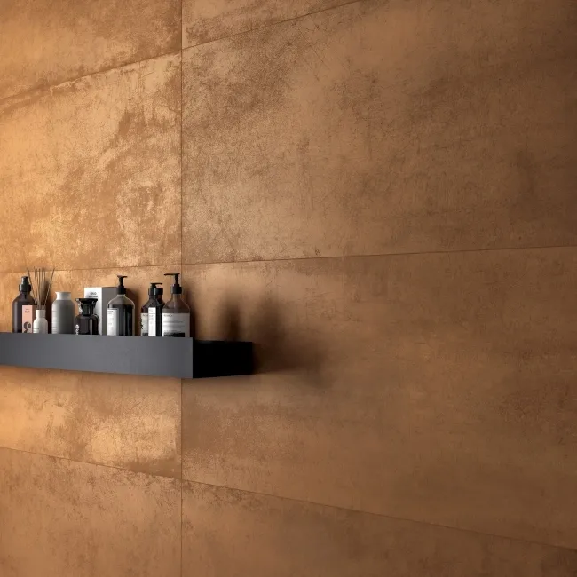 Lemmy Pumpkin Gold Italian Matt Porcelain Wall and Floor Tiles