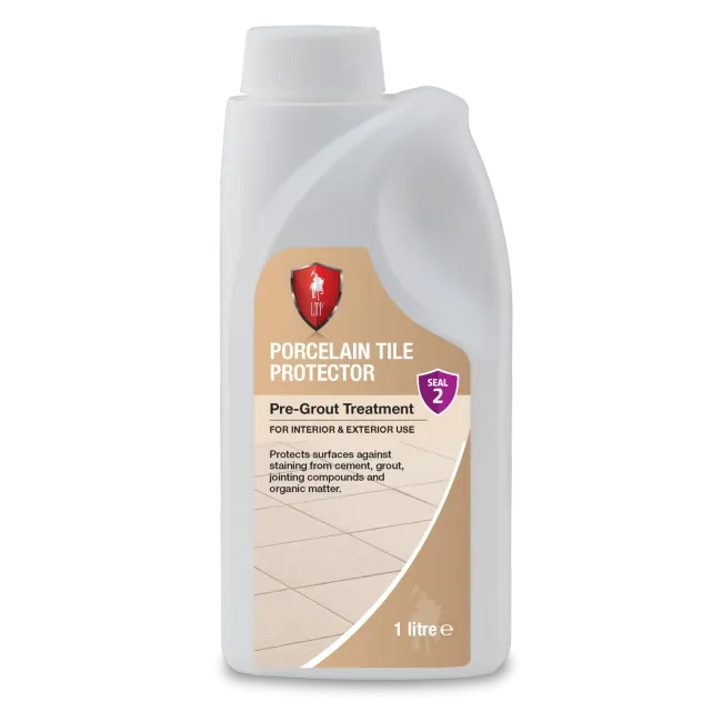 LTP Porcelain Tile Protector bottle used to seal patio joints and slabs