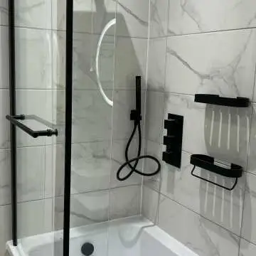 Carrara White Gloss Marble Effect Vitrified Ceramic Wall and Floor Tile