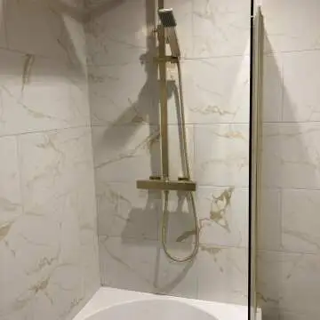 Carrera Gold Marble Effect Rectified Matt Porcelain Wall & Floor Tile