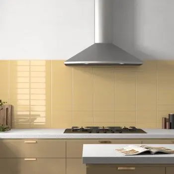 Lumina Rattan Yellow Gloss Ceramic Wall Tile