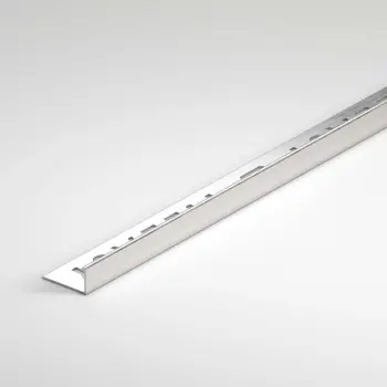 22.5mm Aluminium Brushed Outdoor Square Edge Profile Trim