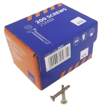 No More Ply 25mm Screws Pack of 200