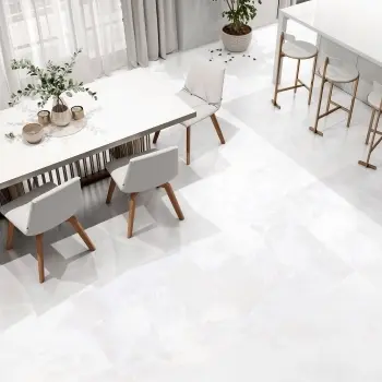 Precious White Onyx Marble Effect Matt Large Porcelain Tile
