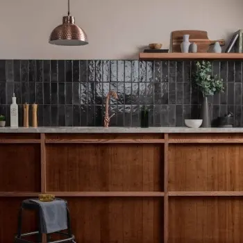 Artesano Graphite Wall Tiles 20x6.5 Kitchen 2300