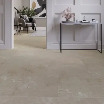 Baltico Beige Stone Effect Matt Porcelain Floor Tile