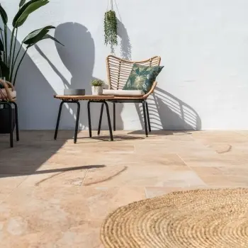 Basalto Beige Modular Outdoor Slab Tile