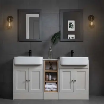 City Stone Anthracite Wall and Floor Tile Bathroom Wall 2300
