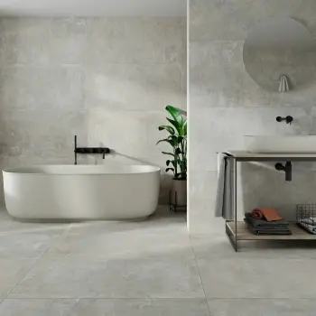 Crassana Grey Concrete Effect Large Anti Slip Porcelain Tile