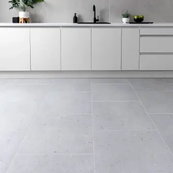 Flakestone Grey Concrete Effect Matt Porcelain Floor Tile