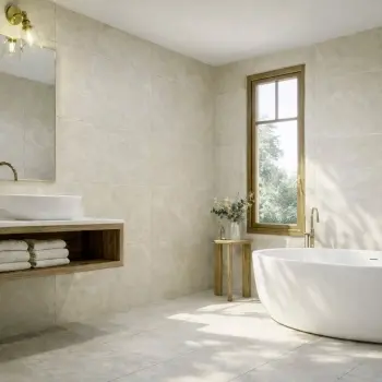 Electra Beige Crystal Marble Effect Matt Porcelain Tile