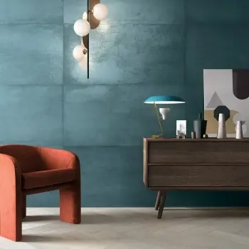 Lemmy Indio Blue Italian Matt Porcelain Wall and Floor Tiles