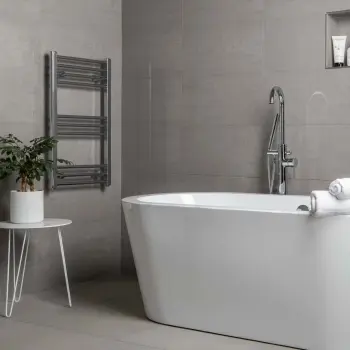 Lounge Light Grey Matt Porcelain Floor Tile