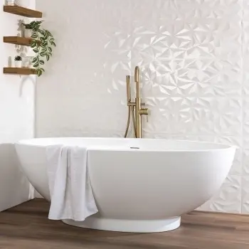 White Future Decor Gloss Ceramic Wall Tile