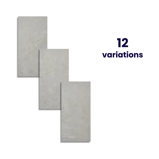 Neeko Grey Stone Effect Matt Porcelain Tile