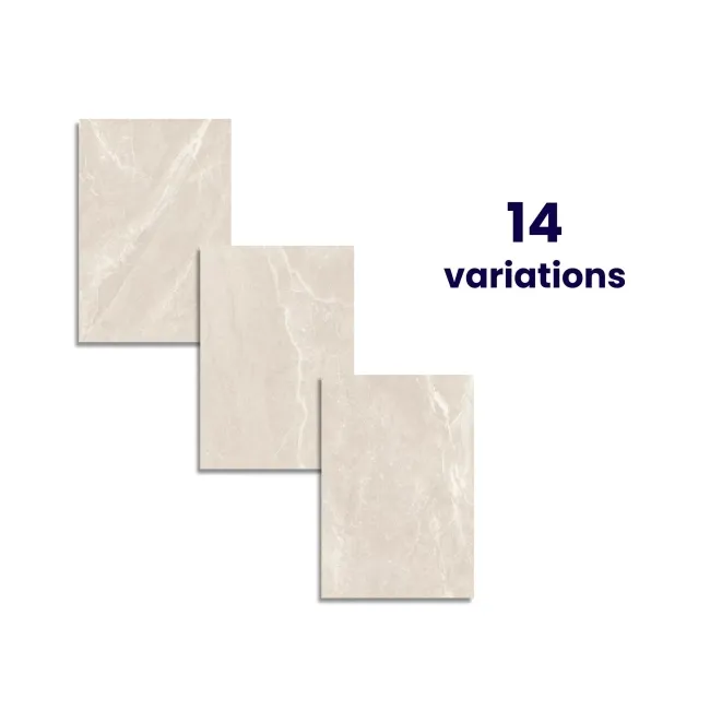 Kansas Beige Marble Effect Matt Porcelain Large Outdoor Slab Tile