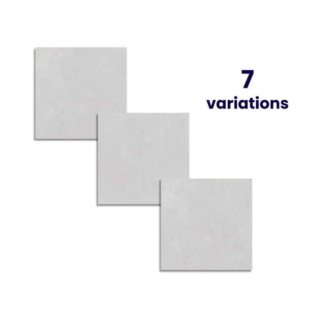 Batela White Stone Effect Matt Large Porcelain Outdoor Slab