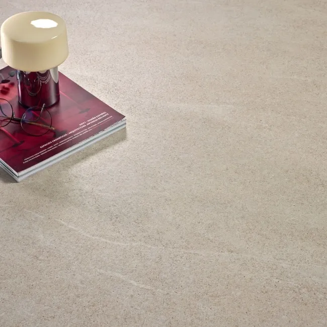 Roca Riviere Beige Stone Effect Matt Porcelain Tile