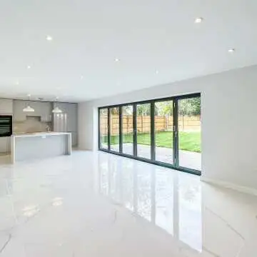 Carrara White Gloss Marble Effect Rectified Vitrified Ceramic Floor Tile