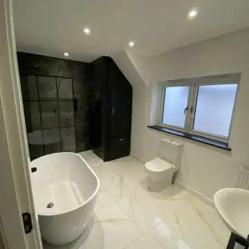 Carrara Gold Gloss Marble Effect Vitrified Ceramic Floor Tile