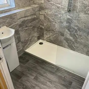 Bernini Grey Gloss Marble Effect Ceramic Wall Tile