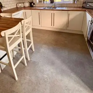Antalya Greige Stone Tile Luxury Click Vinyl Flooring 5.5mm
