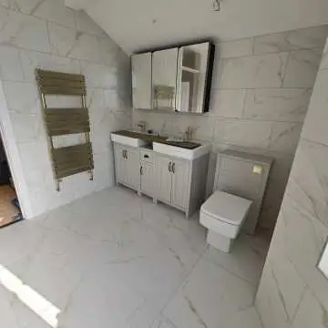 Carrara Gold Matt Marble Effect Porcelain Floor Tile