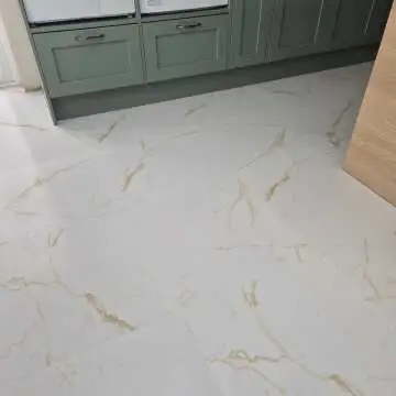 Carrera Gold Marble Effect Rectified Matt Porcelain Floor Tile