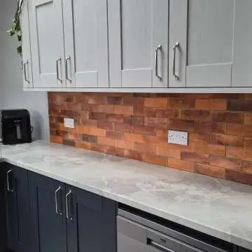 Luma Burnt Orange Gloss Ceramic Wall Tile