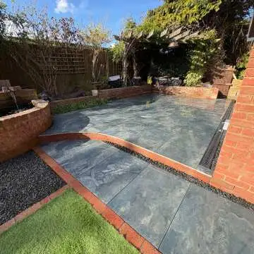 Slate Way Blue Matt Porcelain Outdoor Slab