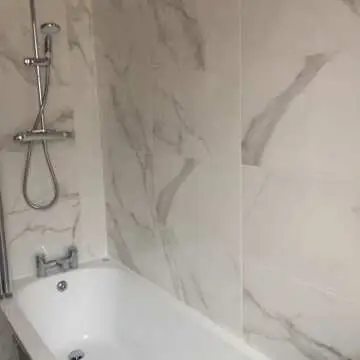 Place White Marble Effect Wall Tile