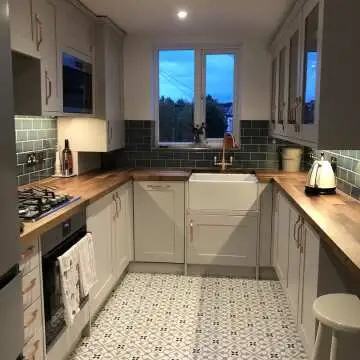Brighton Grey Pattern Porcelain Floor Tiles
