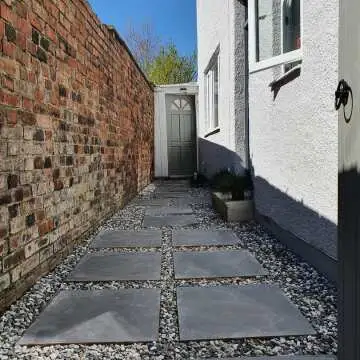Maverick Anthracite Outdoor Slab Tiles