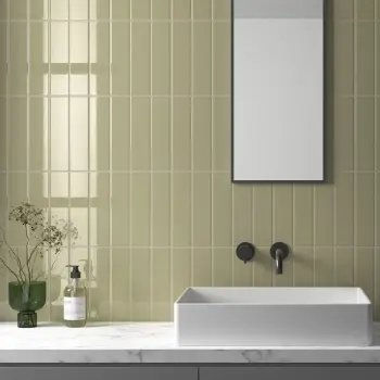 Lumina Lichen Green Gloss Ceramic Wall Tile