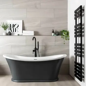 Burlington Stone Effect Grey Matt Ceramic Wall Tile