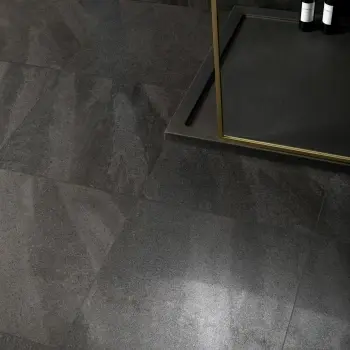 Galaxy Night Black Stone Effect Semi Polished Porcelain Tile