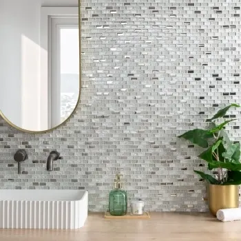 Georgia Oyster Pearl Glass Mosaic
