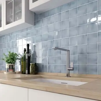 Manacor Blue Moon 100x100mm Wall Tile