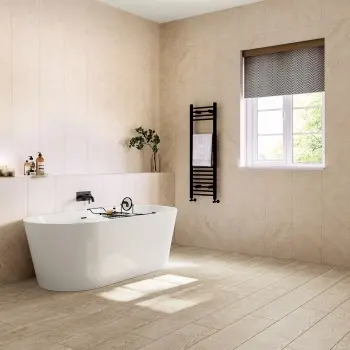 Rapolano Cream Travertine Effect Matt Ceramic Wall Tile