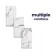 The Room White Italian Marble Matt Porcelain Wall and Floor Tiles