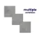 Marble Deluxe Grey Tile Luxury Click Vinyl Flooring 6mm