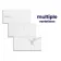 Carrara White Marble Effect Gloss Brick Wall Tile