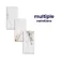 Barnaby White Marble Effect Large Matt Porcelain Wall and Floor Tile