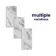 Marble Deluxe White Grouted Tile Effect Luxury Click Vinyl Flooring 5.5mm