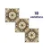 Osborne Marron Victorian Patterned Matt Ceramic Floor Tile